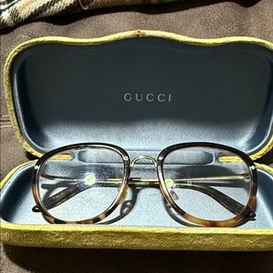 Gucci Brown Tortoise Glasses